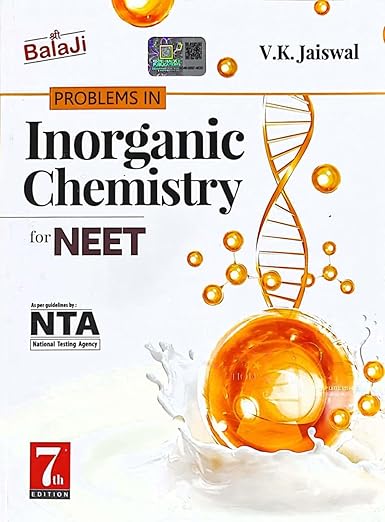 Balaji - Problems in Inorganic Chemistry for NEET - VK Jaiswal - 7th/Ed. for 2025 Exams [ORIGINAL BOOK - TOP GRADE PAPER & PRINT]-[ENGLISH LANGUAGE]