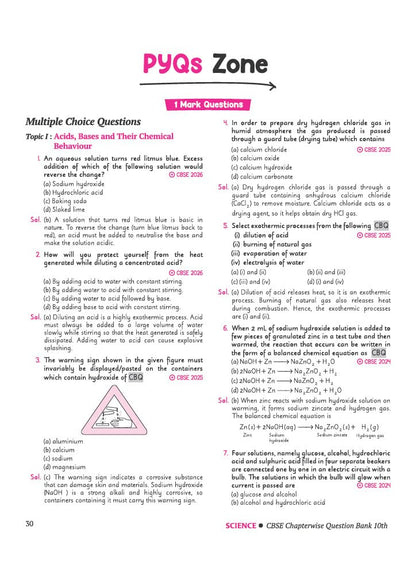 Arihant CBSE Question Bank Class 10 Science For Board Exam 2027 | Chapterwise PYQs (2026–2016) with Revision Theory, Detailed Solutions, Exam Tips & Sample Papers As per Latest CBSE Syllabus