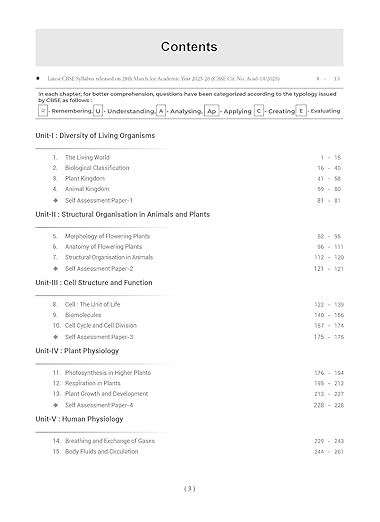 Oswaal CBSE Question Bank Class 11 Biology, Chapterwise and Topicwise Solved Papers For 2026 Exams
