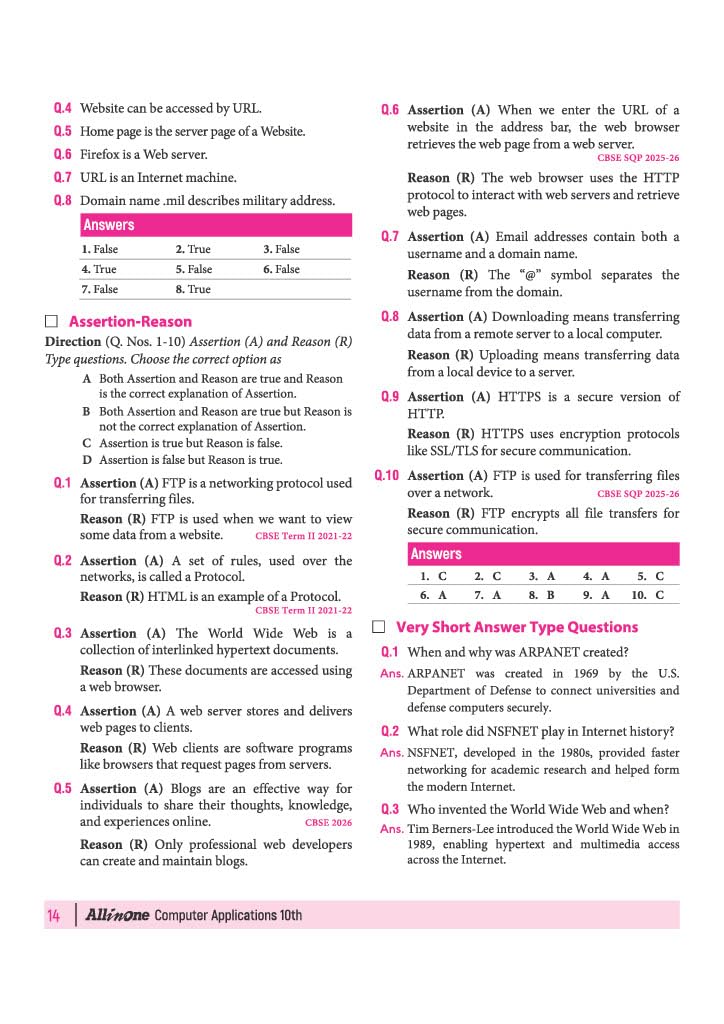 Arihant All in One Computer Application Class 10 for CBSE Exam 2026-27 | NCERT Based Complete Theory, Practice Exercises, CBQs, A-R, Sample Papers & Mind Maps | Revised Edition as per Latest Syllabus