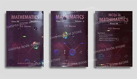 MATHEMATICS BY R. D. SHARMA TEXTBOOK FOR CLASS 12 (SET OF 3 BOOKS) | rd sharma