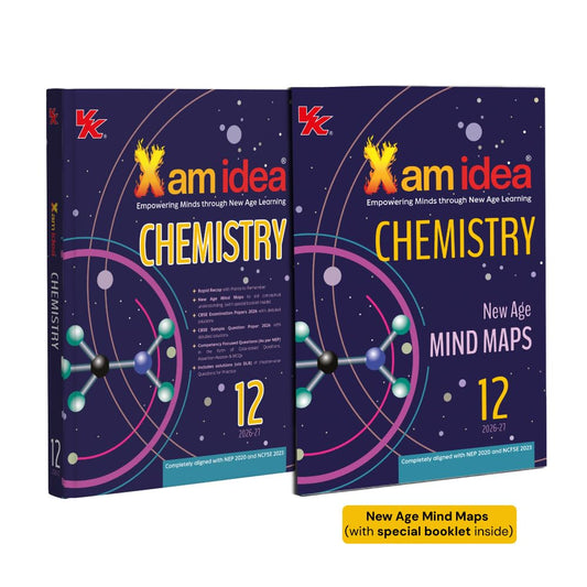 Xam idea Chemistry Class 12 (CBSE 2026-27) | Rapid Recap | With New Age Mind Maps | CBSE Examination Papers 2026 with Detailed Solutions | CBSE Sample ... Solutions | Competency-Focused Questions