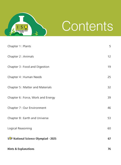 MTG International Science Olympiad (ISO) Workbook Class 4 - Chapter-wise MCQs, Quick Recap with Achievers Section - SOF Olympiad Books For 2026-27 Exam