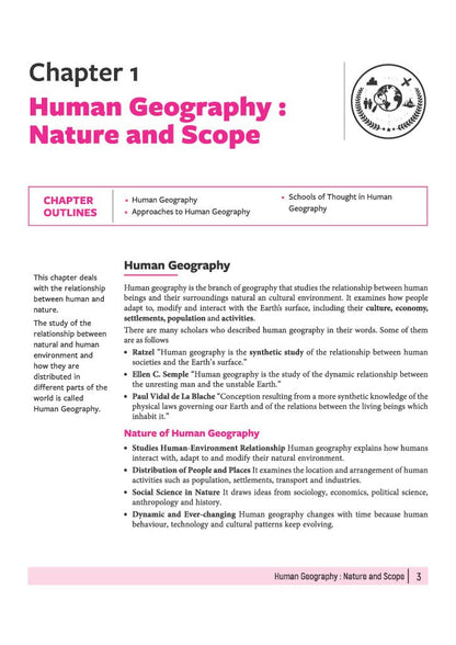 Arihant All in One Geography Class 12 for CBSE Exam 2026-27 | NCERT Based Complete Theory, Practice Exercises, CBQs, A-R, Sample Papers & Mind Maps | Revised Edition as per Latest Syllabus