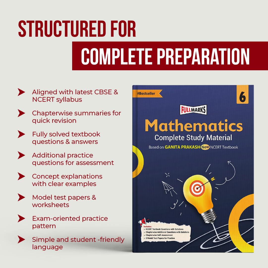 Full Marks Malhar Complete Study Material for Class 6: Based on New NCERT Textbook Malhar | Summary | Solved NCERT Textual Questions | Question Bank | Support Book |
