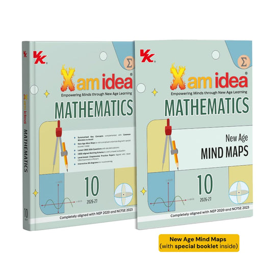 Xam Idea Class 10 Mathematics (2026-27) | Latest CBSE Syllabus | NEP 2020 &amp; NCFSE 2023 Aligned | New-Age Mind Maps, Practice Papers &amp; Interactive 3D Diagrams