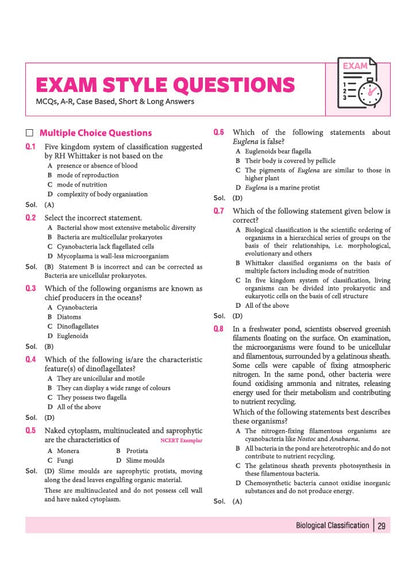 Arihant All in One Biology Class 11 for CBSE Exam 2026-27 | NCERT Based Complete Theory, Practice Exercises, CBQs, A-R, Sample Papers & Mind Maps | Revised Edition as per Latest Syllabus
