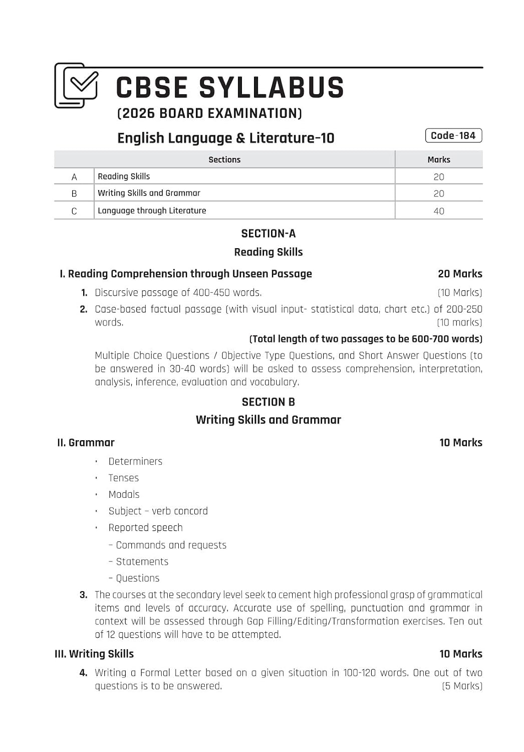 Mastermind CBSE Question Bank Class 10 English Language and Literature Exam 2027 With 4 Sample Papers Based On Latest syllabus And Exam Pattern