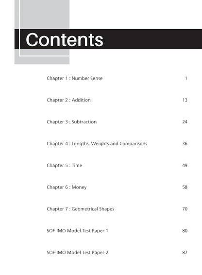 MTG Mathematics (IMO) Olympiad Prep Guide Class 1 | Detailed Theory, Exercise with Self Test For Practice | SOF Olympiad Books For Exam 2026-27 (Useful For Level-1)