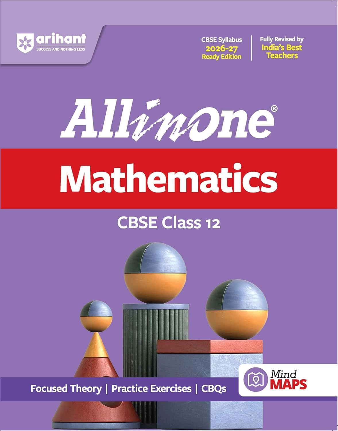 Arihant Class 12 CBSE All in One Physics + Chemistry + Maths + English Core - Combo Set of 4 Books - Includes | Focused Theory | Exercises Practice | CBQs | - For 2027 Exams