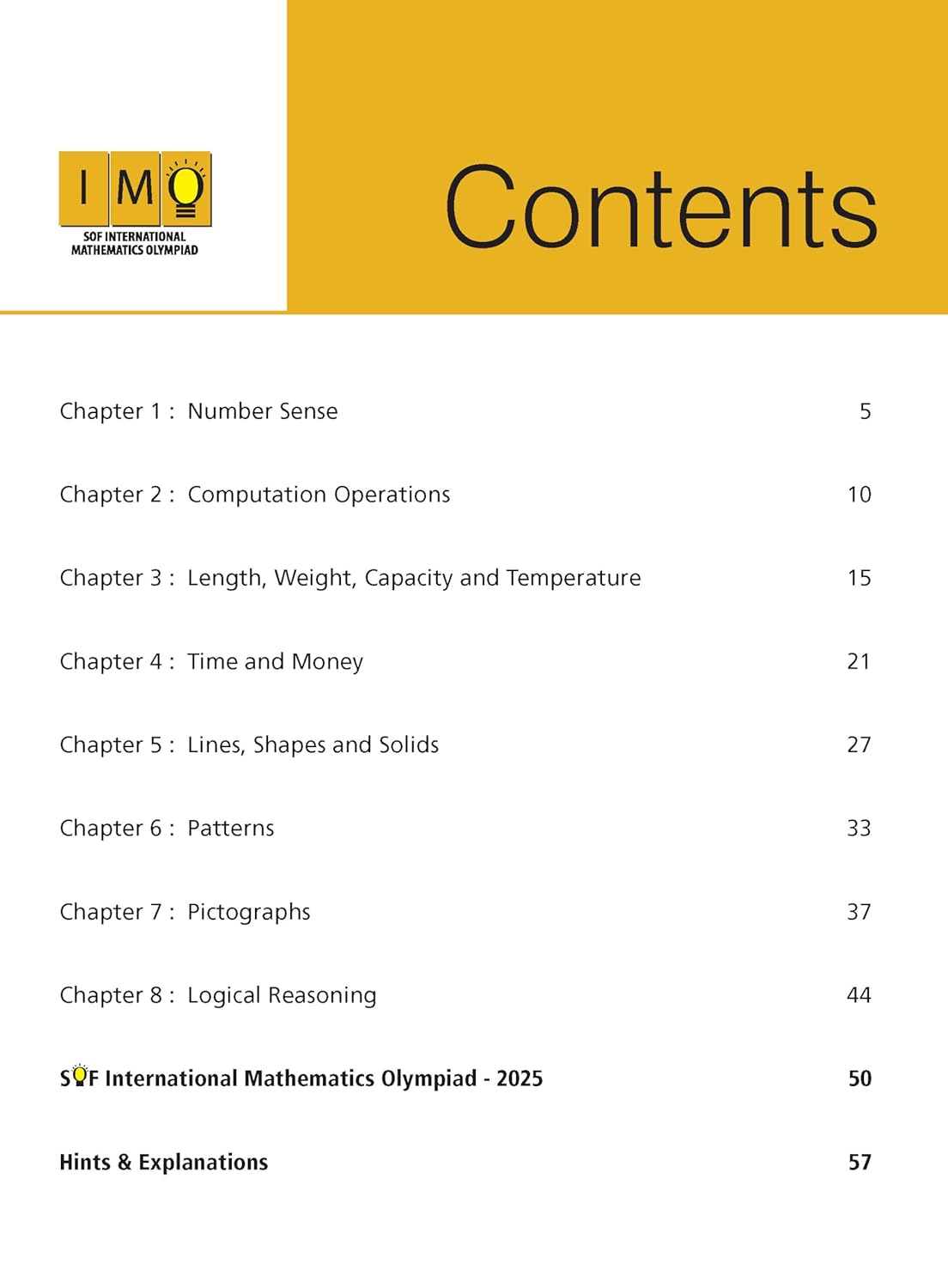 MTG International Mathematics Olympiad (IMO) Workbook Class 2 - Chapter-wise MCQs with Achievers Section - SOF Olympiad Books For 2026-27 Exam