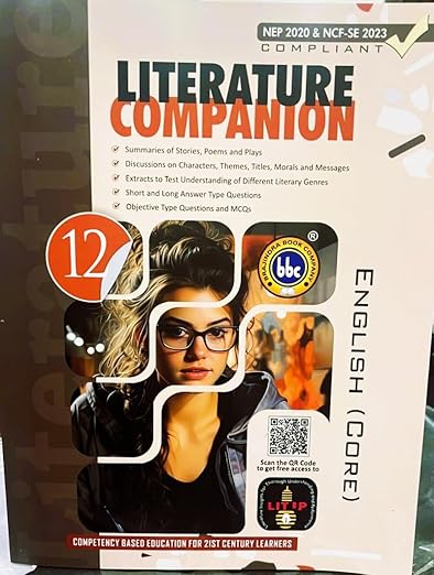 BBC English Core Compacta Assignments & Literature Companion for Class 12 - Set of 2 Books - Latest for 2025-26 Examination