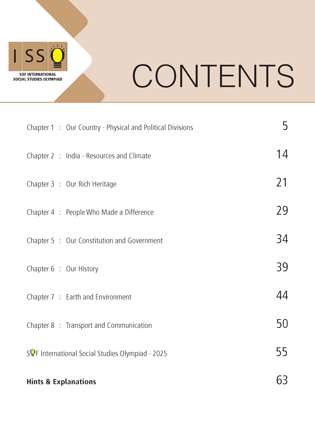 MTG International Social-Studies Olympiad (ISSO) Workbook Class 4 - Chapter-wise MCQs with Achievers Section - SOF Olympiad Books For 2026-27 Exam