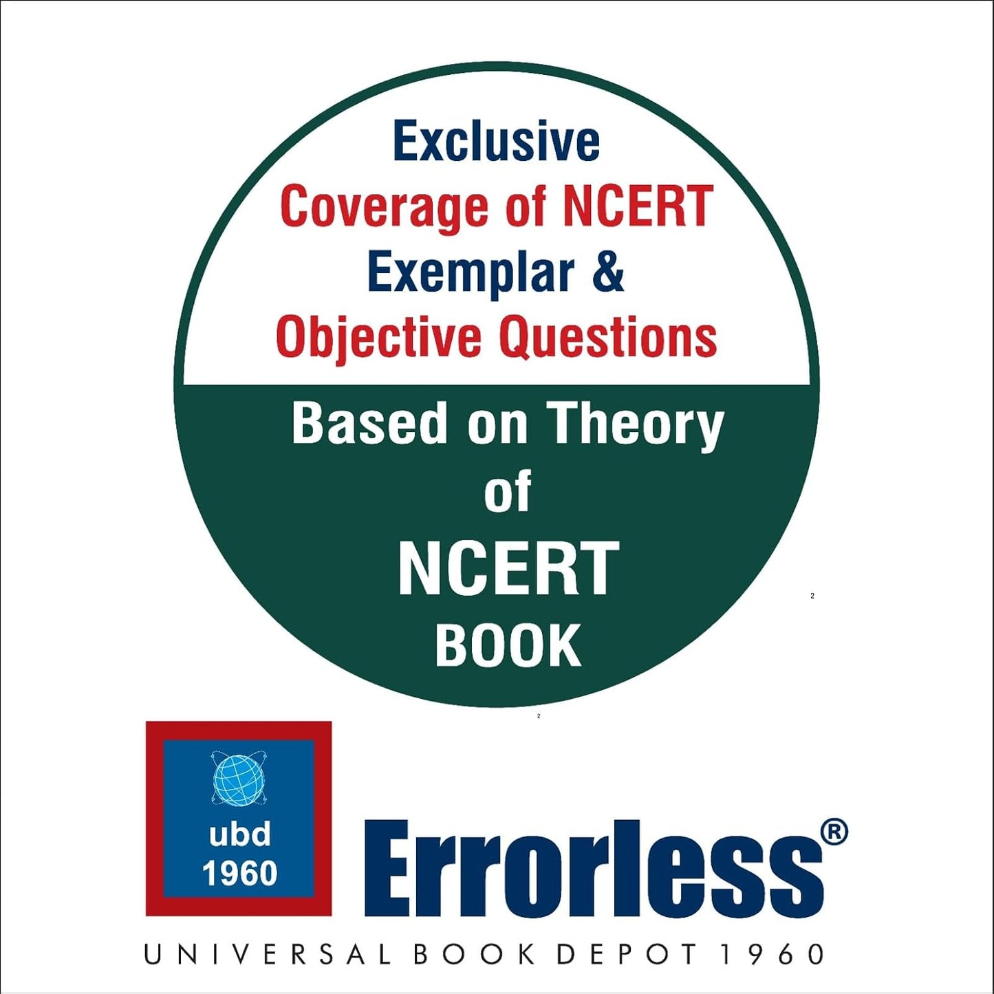 UBD1960 Errorless Biology for NEET as per NMC (Coloured Paperback+Smart E-book) Updated New Edition 2027 (2 volumes) Original Errorless Self Scorer with Trademark Certificate