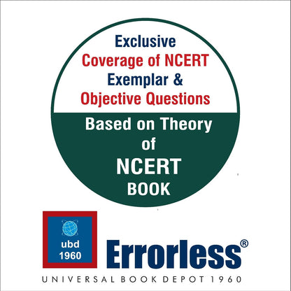 UBD1960 Errorless Biology for NEET as per NMC (Coloured Paperback+Smart E-book) Updated New Edition 2027 (2 volumes) Original Errorless Self Scorer with Trademark Certificate
