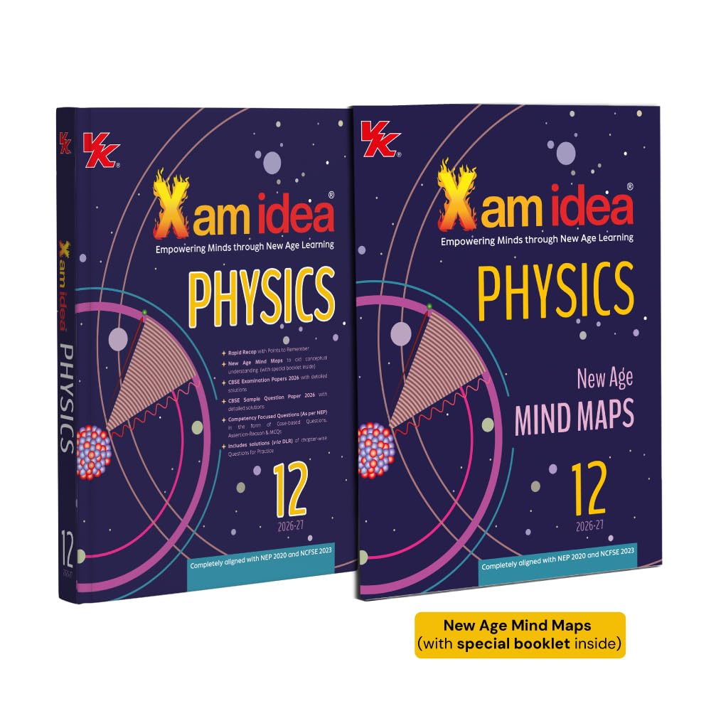 Xam Idea Class 12 Science Board Exam Combo (Physics, Chemistry, Biology) For 2026-27 Session | Completely Aligned with NEP 2020 & NCFSE 2023 | ... Questions & Sample Papers (Set of 3 Books)