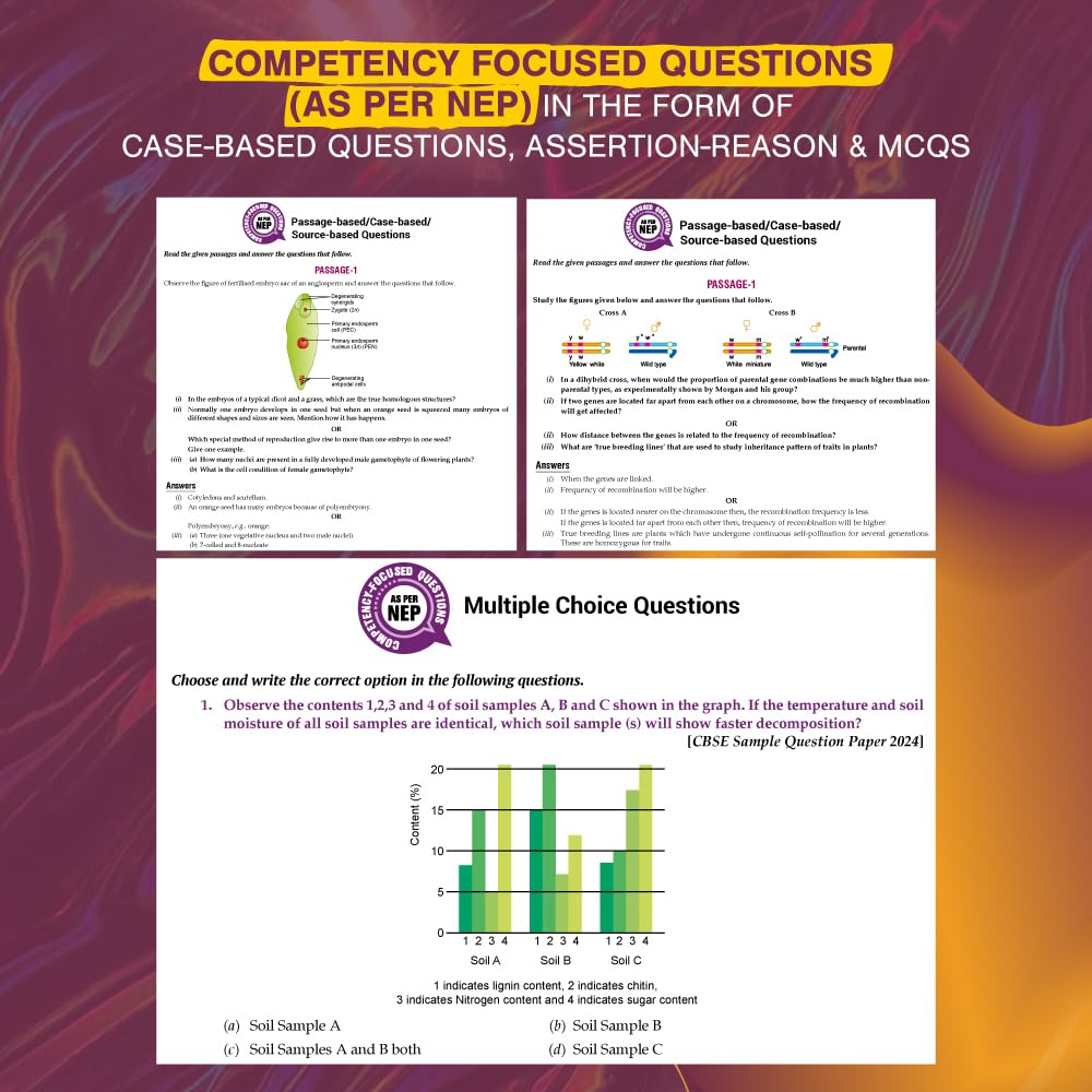 Xam idea Class 12 Biology | 2025-26 Edition | NEP & NCFSE Aligned | Mind Maps, Case-based Qs & Latest CBSE Pattern