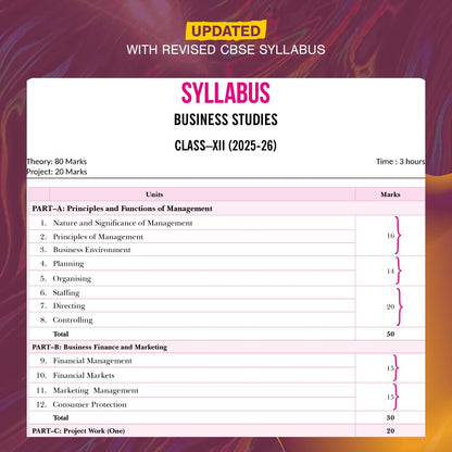 Xam idea Class 12 Business Studies (2025–26) | Latest CBSE Edition | Completely Aligned with NEP 2020 & NCFSE 2023 | Empowering Minds through New Age Learning