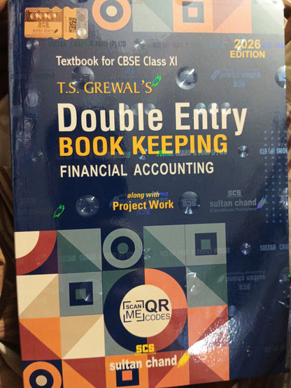 TS GREWAL DOUBLE ENTRY BOOK KEEPING FOR CLASS - 11 | 2026 |  ts grewal