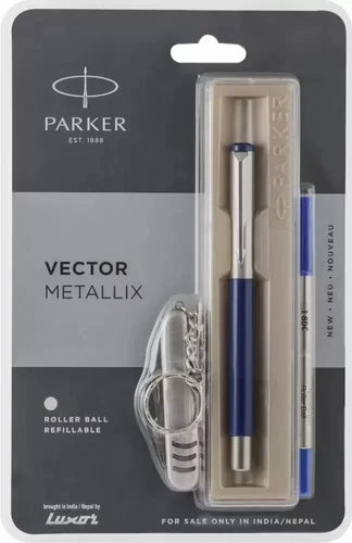 Parker Stainless Steel Parker Vector Metallix Roller Ball Pen