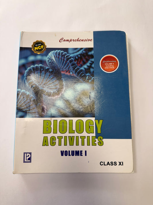 Comprehensive Biology Activities Vol 1 & 2 – Class 11 | CBSE 2026–27 | Hardcover Lab Manual (Book + Notebook)