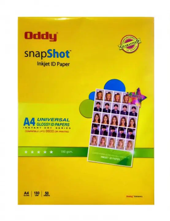 Oddy A4 Glossy Photo Paper 180 GSM - 50 Sheets