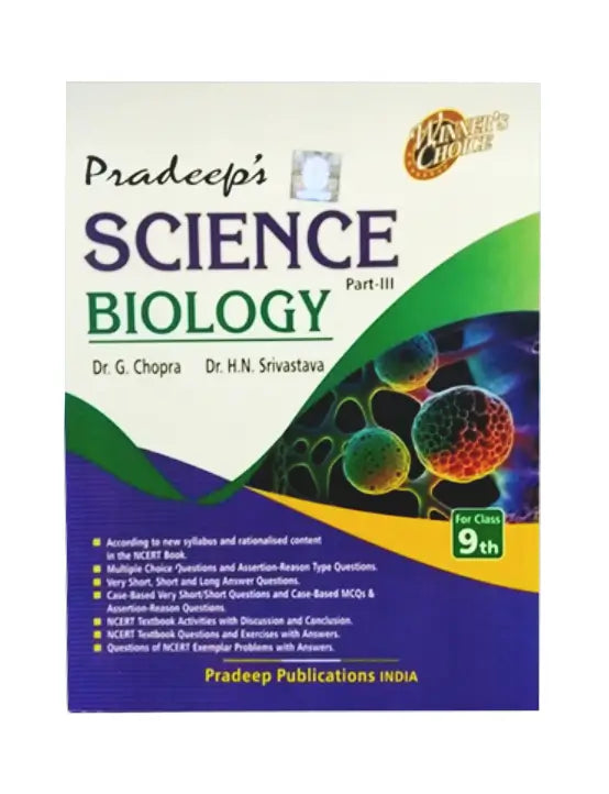 Pradeep’s Science Physics Part + Chemistry + Biology for Class 9