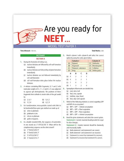 MTG – Biology, Objective NCERT at your FINGERTIPS | NEET Books (Based on NCERT Latest Pattern For 2025 Exam)