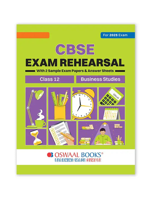 Oswaal Books – Business Studies, CBSE Exam Rehearsal for Class 12 (2025 Exam)