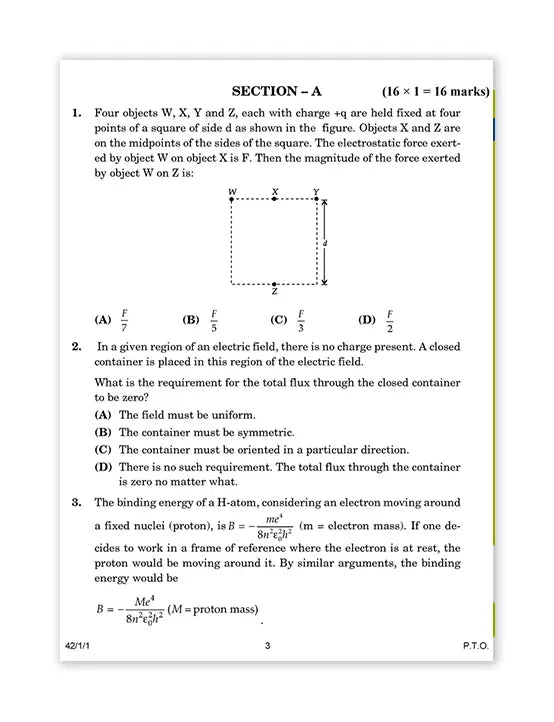 Oswaal Books – Physics, CBSE Exam Rehearsal for Class 12 (2025 Exam)