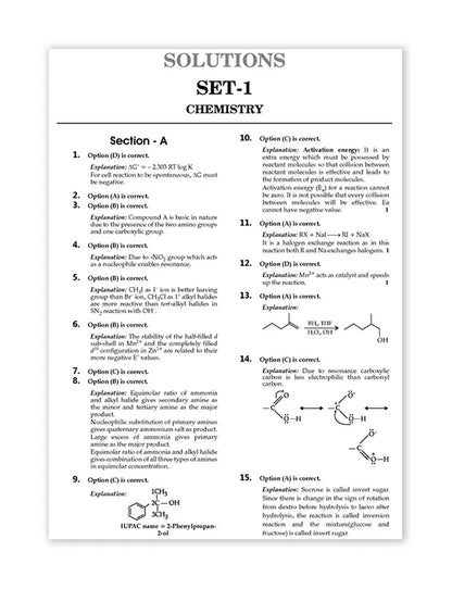 Oswaal Books – Chemistry, CBSE Exam Rehearsal for Class 12 (2025 Exam)