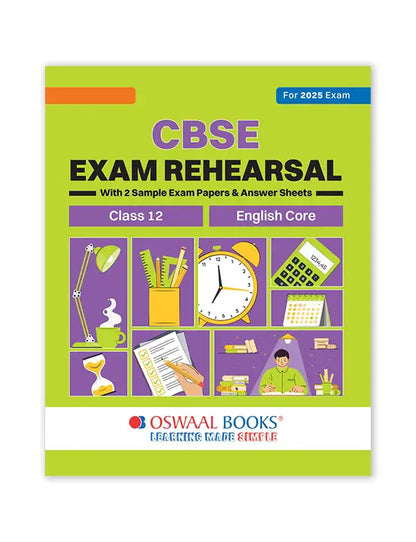 Oswaal Books – English | Physics | Chemistry & Biology (Set of 4 Books), CBSE Exam Rehearsal for Class 12 (2025 Exam)