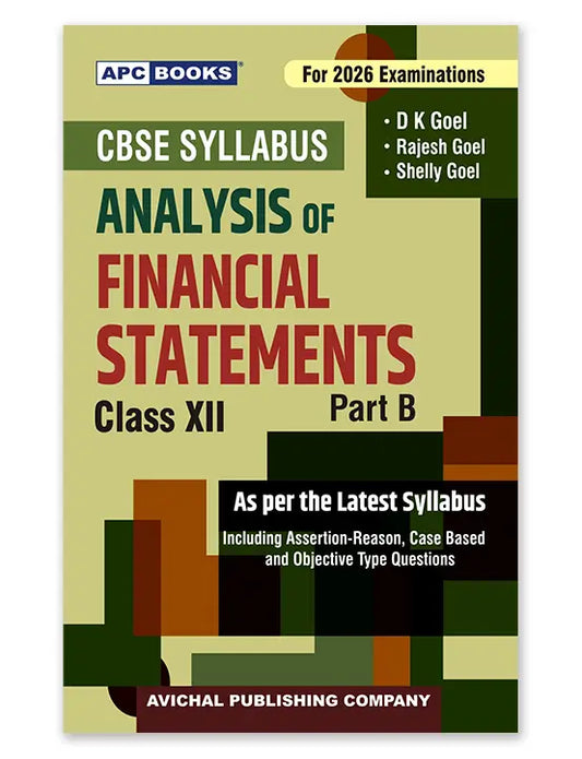 DK GOEL Analysis of Financial Statements Book for Class 12 Part B - CBSE - Examination 2025-2026