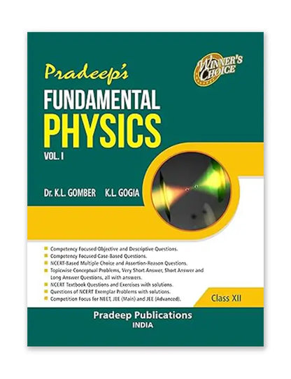 Pradeep's Fundamental Physics (Vol. 1 & 2) for CBSE Class 12 - Examination 2025-2026 | Pradeep