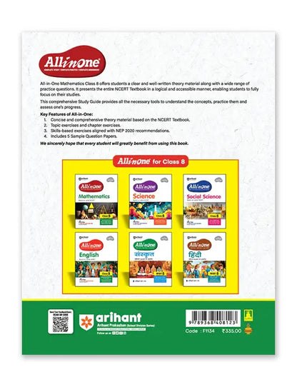 ARIHANT ALL IN ONE MATHEMATICS FOR CLASS 8