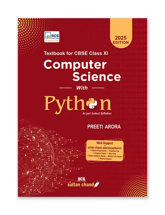 Computer Science with Python: Textbook for CBSE Class 11 (2025-26 Exam ...