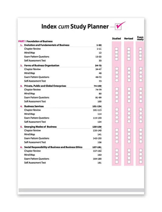Arihant – Business Studies, All In One Textbook | Chapter Exercise, CBQs, MCQs, A-R, Case Based, Sample Question Papers | Including Mind Maps | Exam 2025-26 | for Class for 11 | BST
