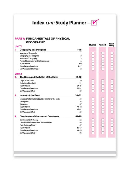 Arihant – Geography, All In One Textbook | Based on NCERT & Other Important Questions | Sample Question Papers | Including Mind Maps & Practical Work | for Class for 11