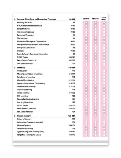Arihant – Psychology, All In One Textbook | NCERT Questions & Other Important Questions, Sample Question Papers | Including Project Work | for Class for 11