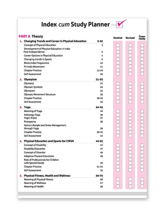 Arihant – Physical Education, All In One Textbook | CBQs, MCQs, A-R, Picture Based, Sample Question Papers | Including Practical Work | for Class for 11