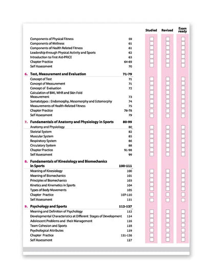 Arihant – Physical Education, All In One Textbook | CBQs, MCQs, A-R, Picture Based, Sample Question Papers | Including Practical Work | for Class for 11