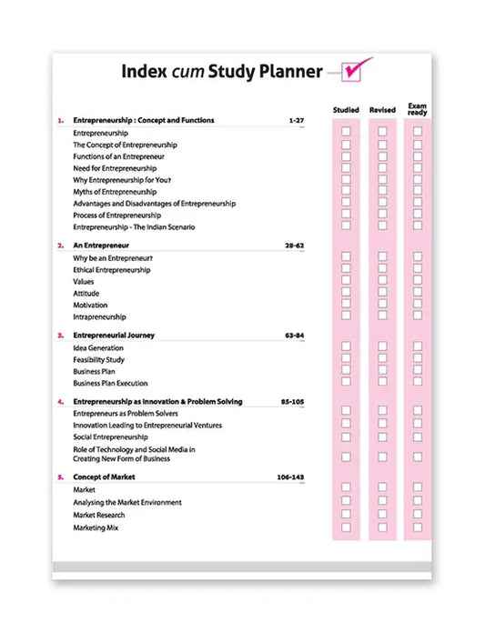 Arihant – Entrepreneurship, All In One Textbook | Simplified theory, CBQs, MCQs, A-R, Case Based, Sample Question Papers | Including Project Work | for Class for 11