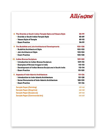 Arihant – Fine Arts, All In One Textbook | Latest Syllabus of Painting (049), Graphics (050), Sculpture (051), Commercial Art (052 | for Class for 11