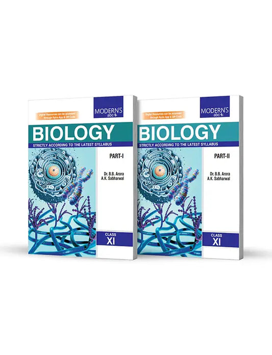 Modern ABC Plus – Biology, by BB Arora & AK Sabharwal (Part 1 & 2) for Class 11