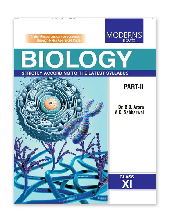 Modern ABC Plus – Biology, by BB Arora & AK Sabharwal (Part 1 & 2) for Class 11