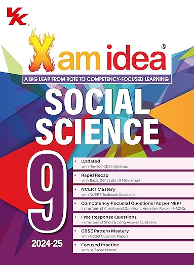 Xam idea Social Science Class 9 Book | CBSE Board | Chapterwise Question Bank | Based on Revised CBSE Syllabus | NCERT Questions Included | 2024-25 Exam