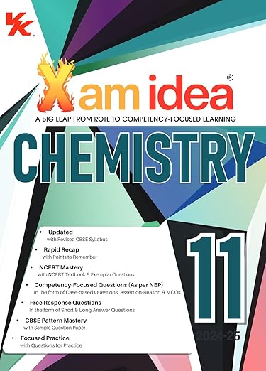 Xam idea Chemistry Class 11 Book | CBSE Board | Chapterwise Question Bank | Based on Revised CBSE Syllabus | NCERT Questions Included | 2024-25 Exam