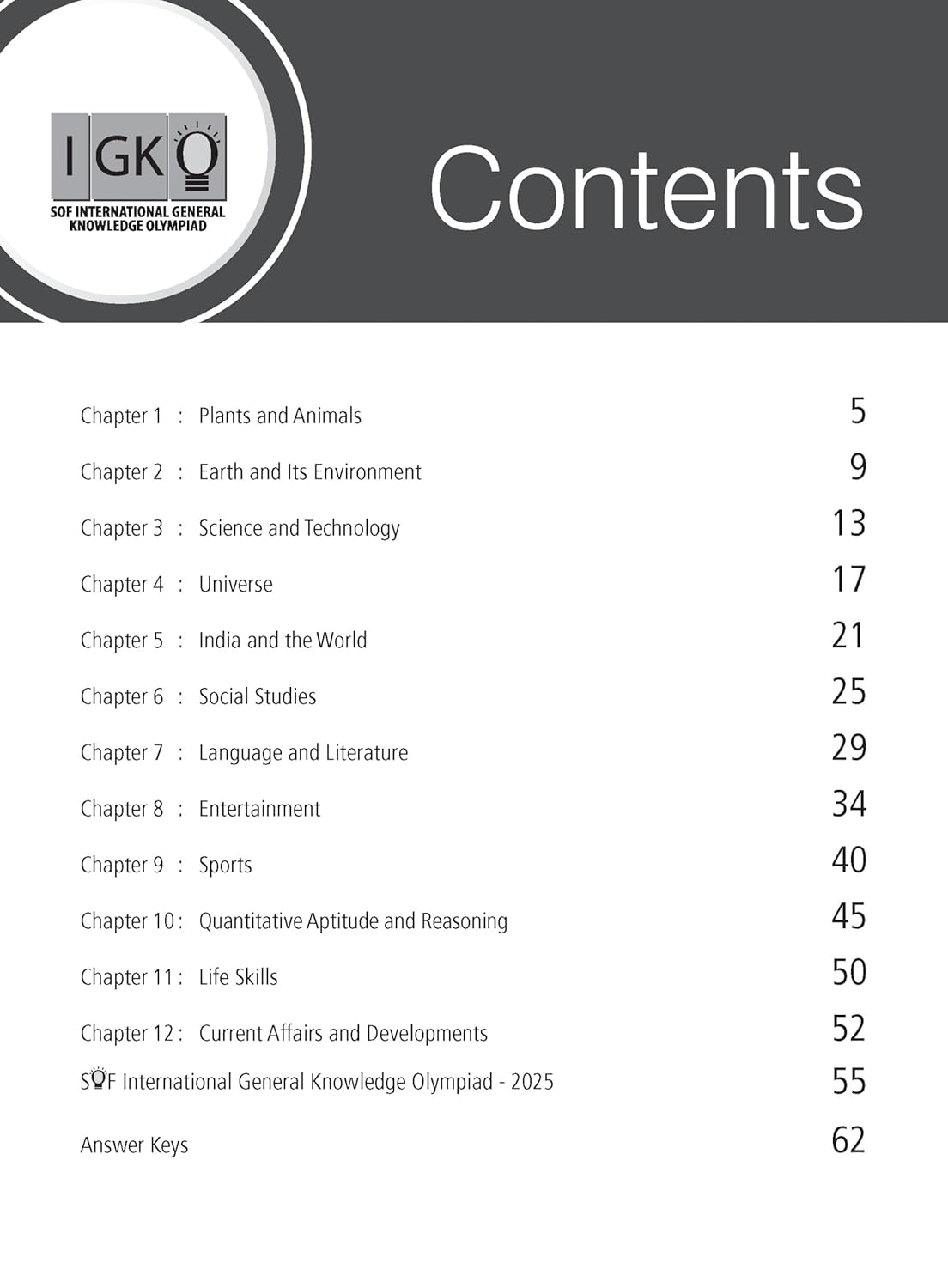 MTG International General Knowledge Olympiad (IGKO) Workbook Class 8 - Chapter-wise MCQs with Achievers Section - SOF Olympiad Books For 2026-27 Exam