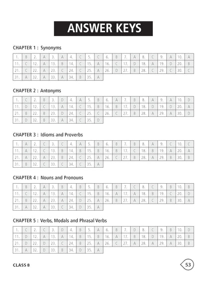 MTG International English Olympiad (IEO) Workbook Class 8 - Chapter-wise MCQs with Achievers Section - SOF Olympiad Books For 2026-27 Exam