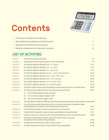 Arihant Laboratory Manual Mathematics for CBSE Class IX (9th) | Complete Practical Book with Experiments, Viva Voce Questions & Answers | NCERT Compliant Lab Book (Copy)